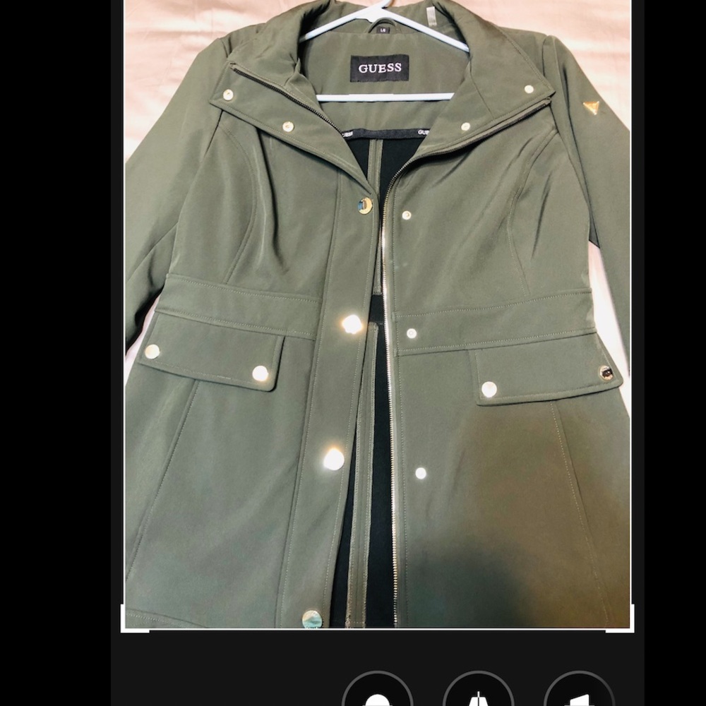 NWOT Guess Jacket Military Style